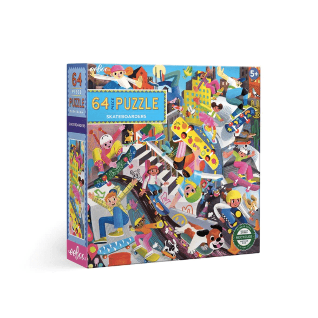 Eeboo-64-Piece-Puzzle-Skateboarders-Naked-Baby-Eco-Boutique