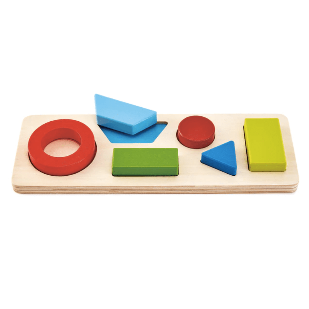 Buy the Hape Geometry Puzzle at Naked Baby Eco Boutique