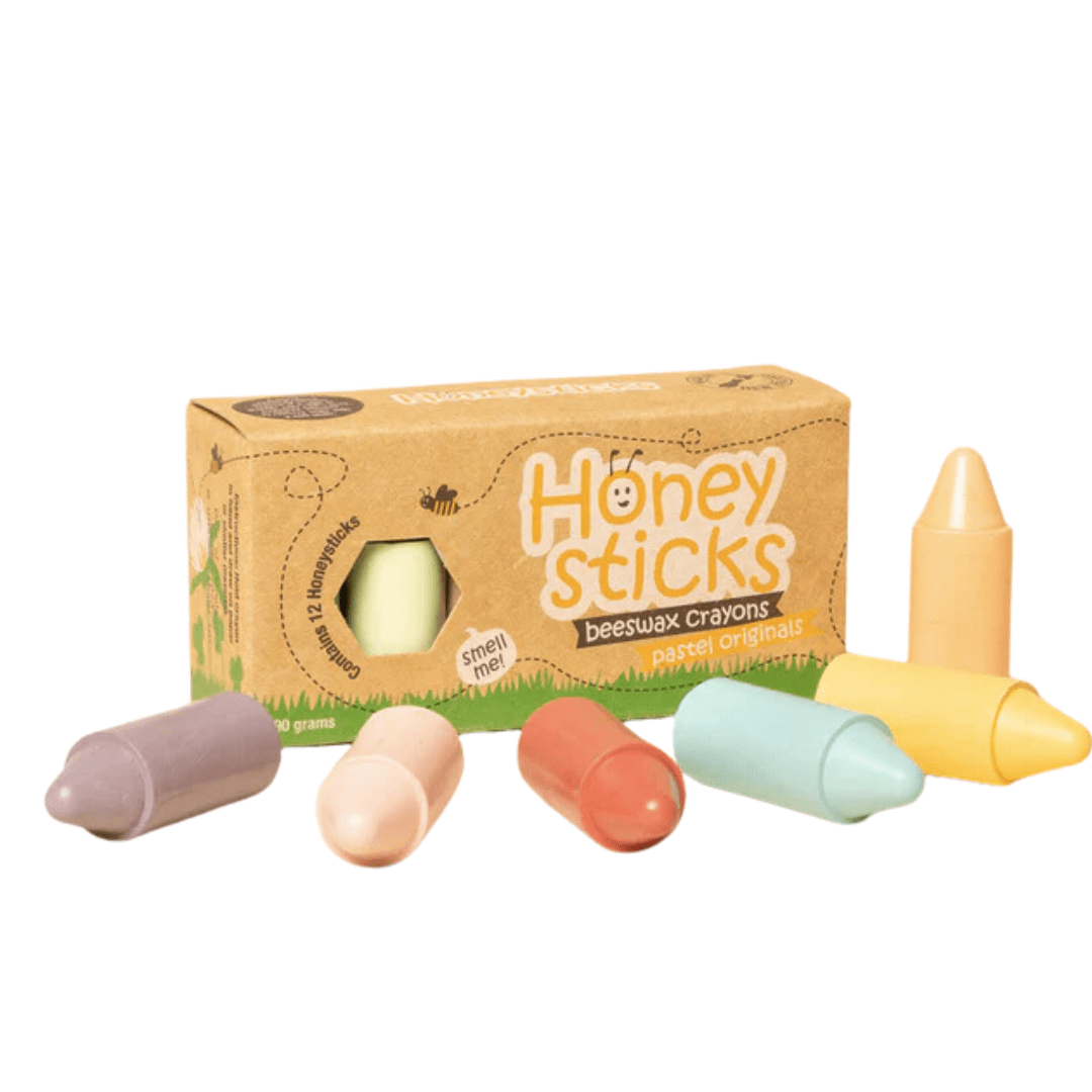 Buy Honeysticks Pastel Original Beeswax Crayons at NAKED BABY NZ – Naked  Baby Eco Boutique