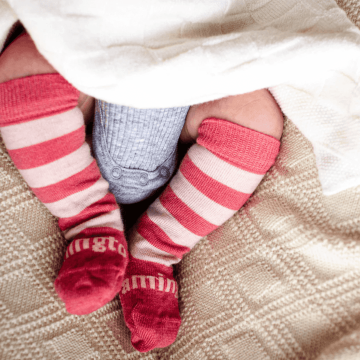 NEW 2023 Lamington Merino Wool Knee-High Socks (Multiple Patterns) - Naked Baby Eco Boutique