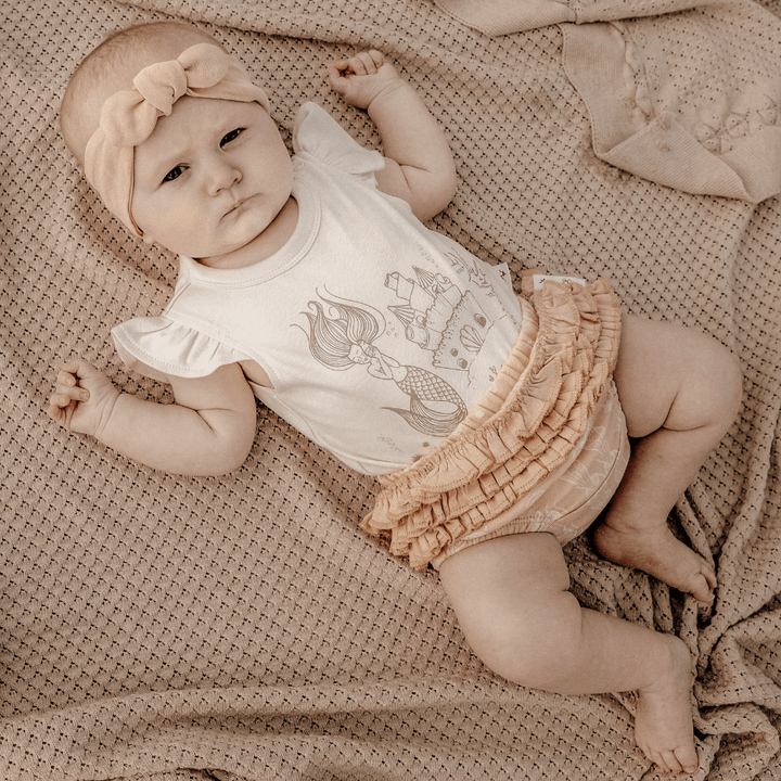 Adorable-Baby-Wearing-Aster-and-Oak-Organic-Mermaid-Ruffle-Bloomers-Naked-Baby-Eco-Boutique