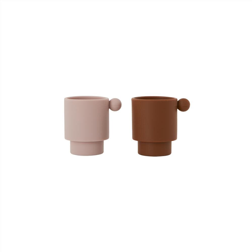 Caramel/Rose OYOY Mini Tiny Inka Cups (Multiple Variants) - Naked Baby Eco Boutique