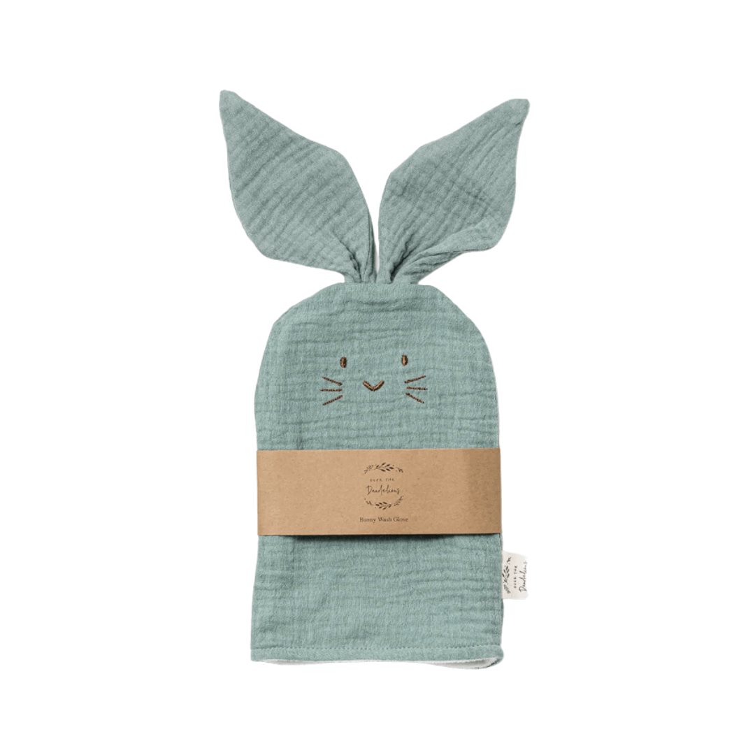 Over-The-Dandelions-Organic-Muslin-Bunny-Washcloth-Sage-Naked-Baby-Eco-Boutique