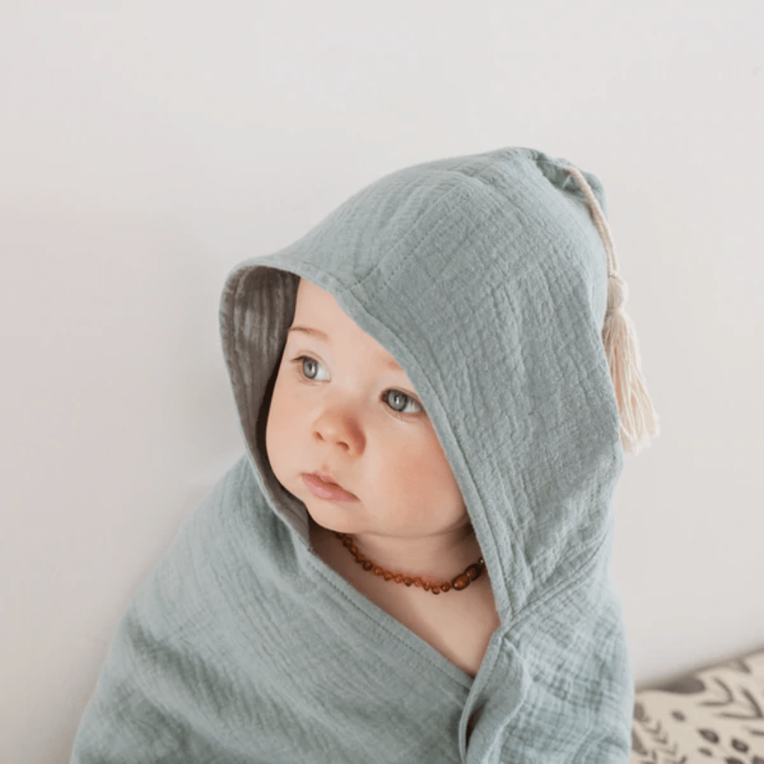 Over-The-Dandelions-Organic-Muslin-Hooded-Towel-Sage-With-Hood-Naked-Baby-Eco-Boutique