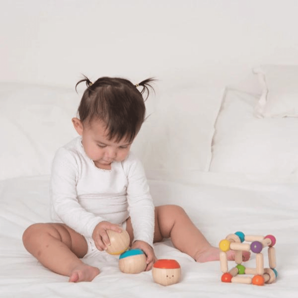 Plan Toys Sensory Tumbling Faces - Naked Baby Eco Boutique