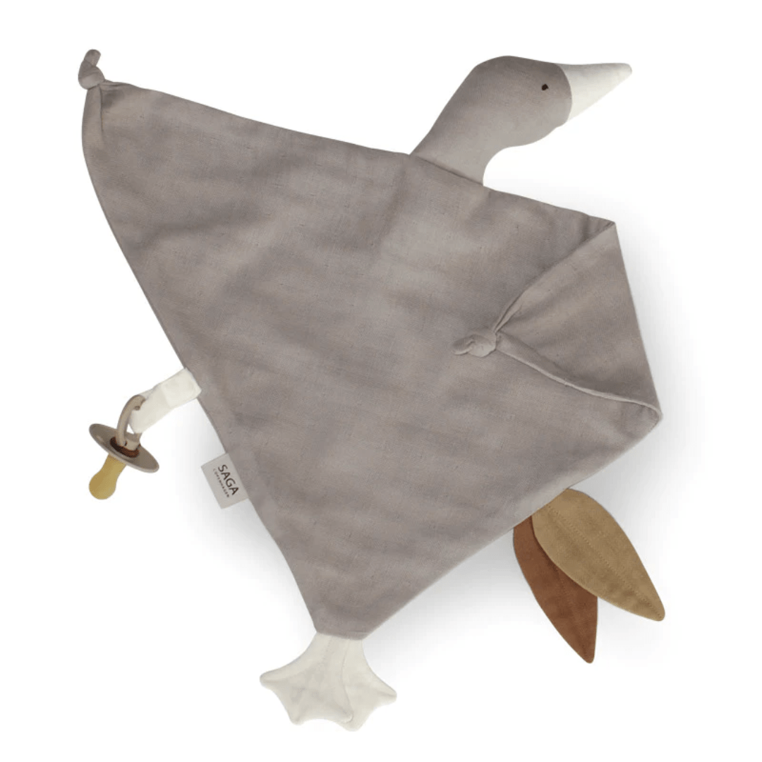Dove Saga Copenhagen Organic Cotton Cuddle Comforter - Goose (Multiple Variants) - Naked Baby Eco Boutique