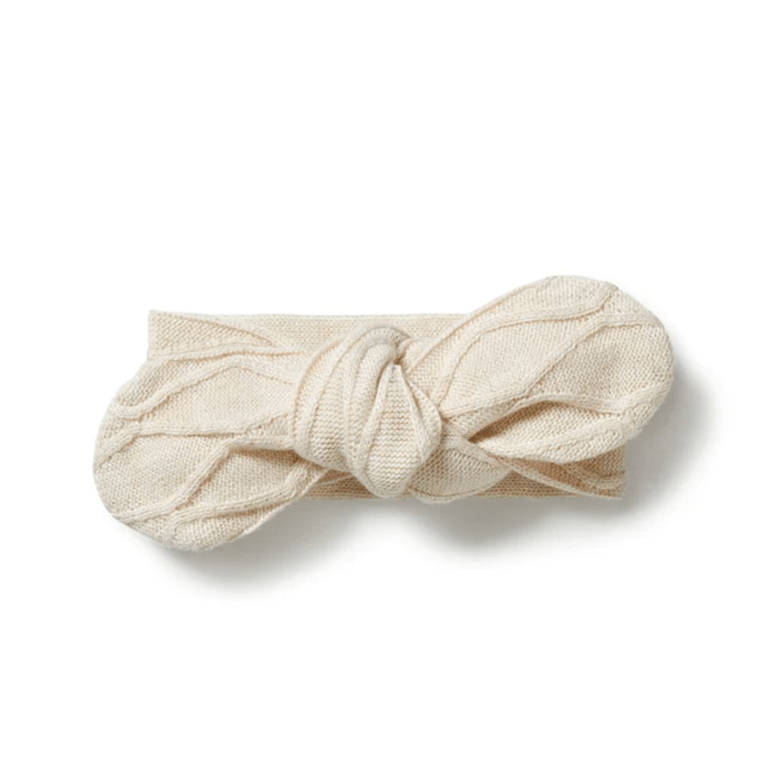 Wilson-And-Frenchy-Knitted-Cable-Headband-Sand-Melange-Naked-Baby-Eco-Boutique