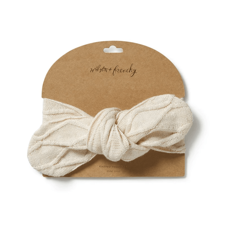 Wilson-And-Frenchy-Knitted-Cable-Headband-Sand-Melange-On-Packaging-Naked-Baby-Eco-Boutique