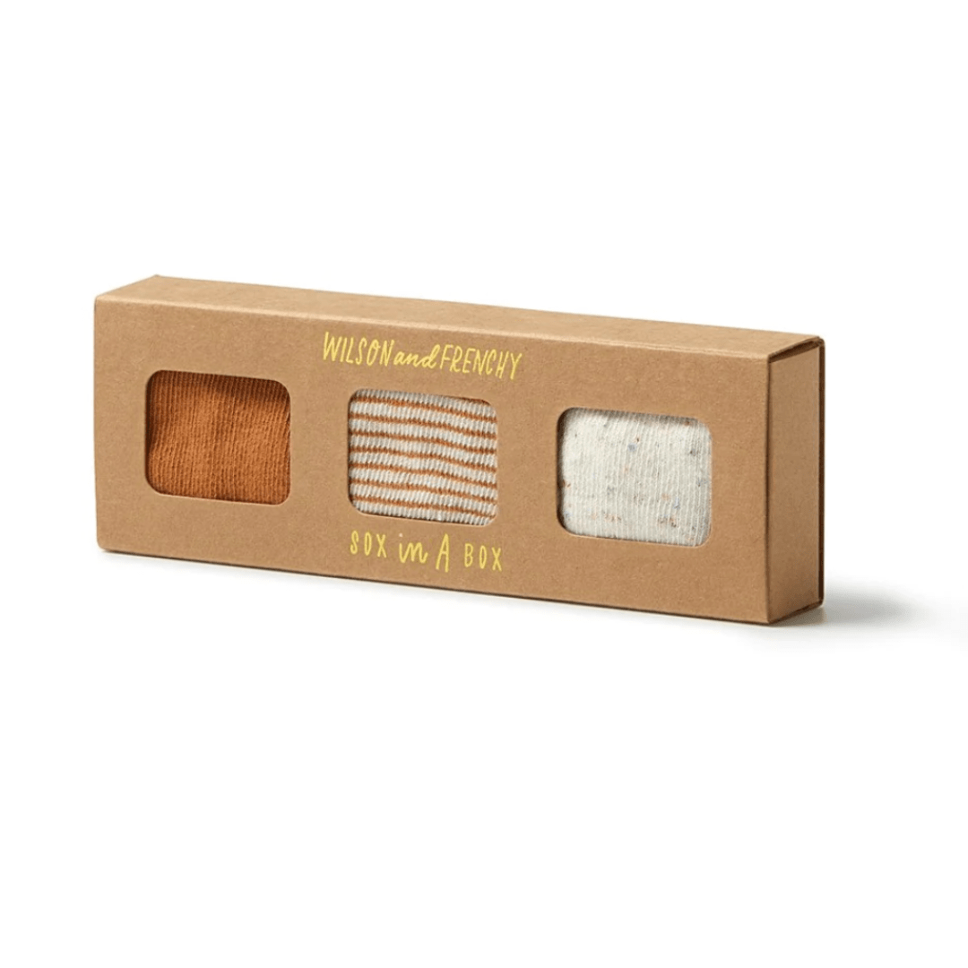 Wilson-and-Frenchy-Organic-Cotton-Baby-Socks-3-Pack-Spice-Blush-Oatmeal-in-Box-Naked-Baby-Eco-Boutique