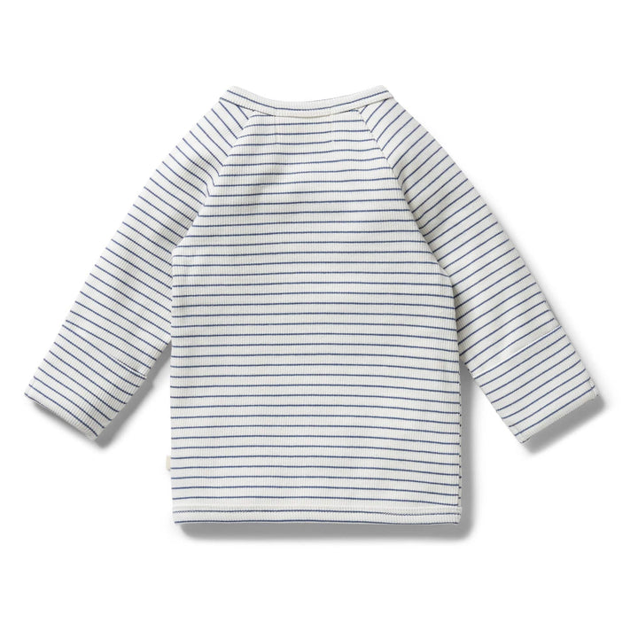 Wilson & Frenchy Organic Rib Stripe Kimono Top (Multiple Variants) - Naked Baby Eco Boutique