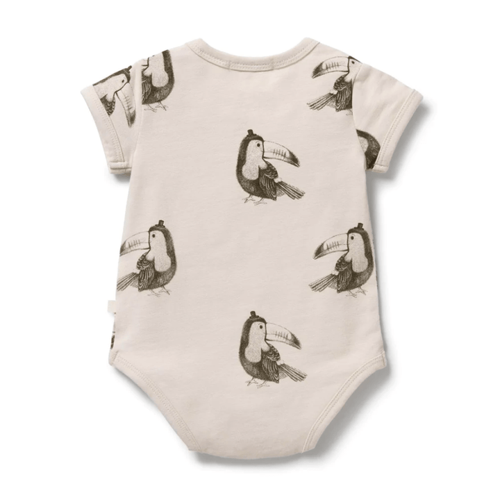 Wilson-and-Frenchy-Organic-Short-Sleeve-Onesie-Tommy-Toucan-Back-Naked-Baby-Eco-Boutique