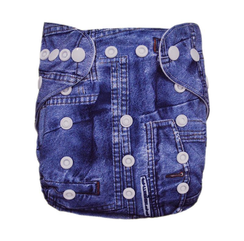 Express the Best Cloth Re-usable Nappy Pack - Denim - Naked Baby Eco Boutique