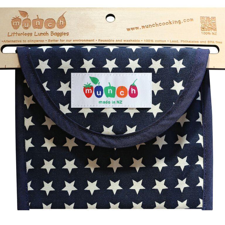 Blue Stars Munch Reusable Lunch Bags - Naked Baby Eco Boutique