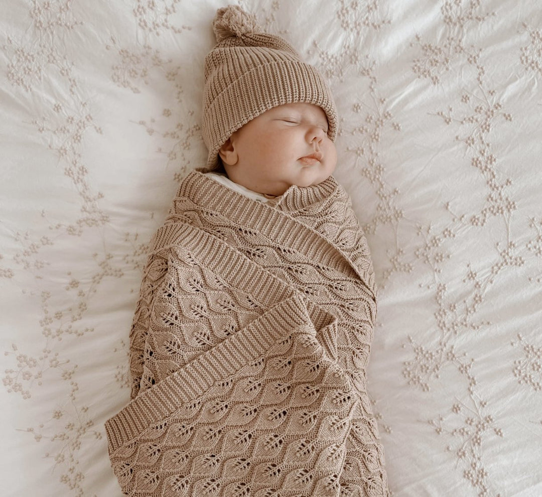 Baby blankets made from natural and organic fabrics