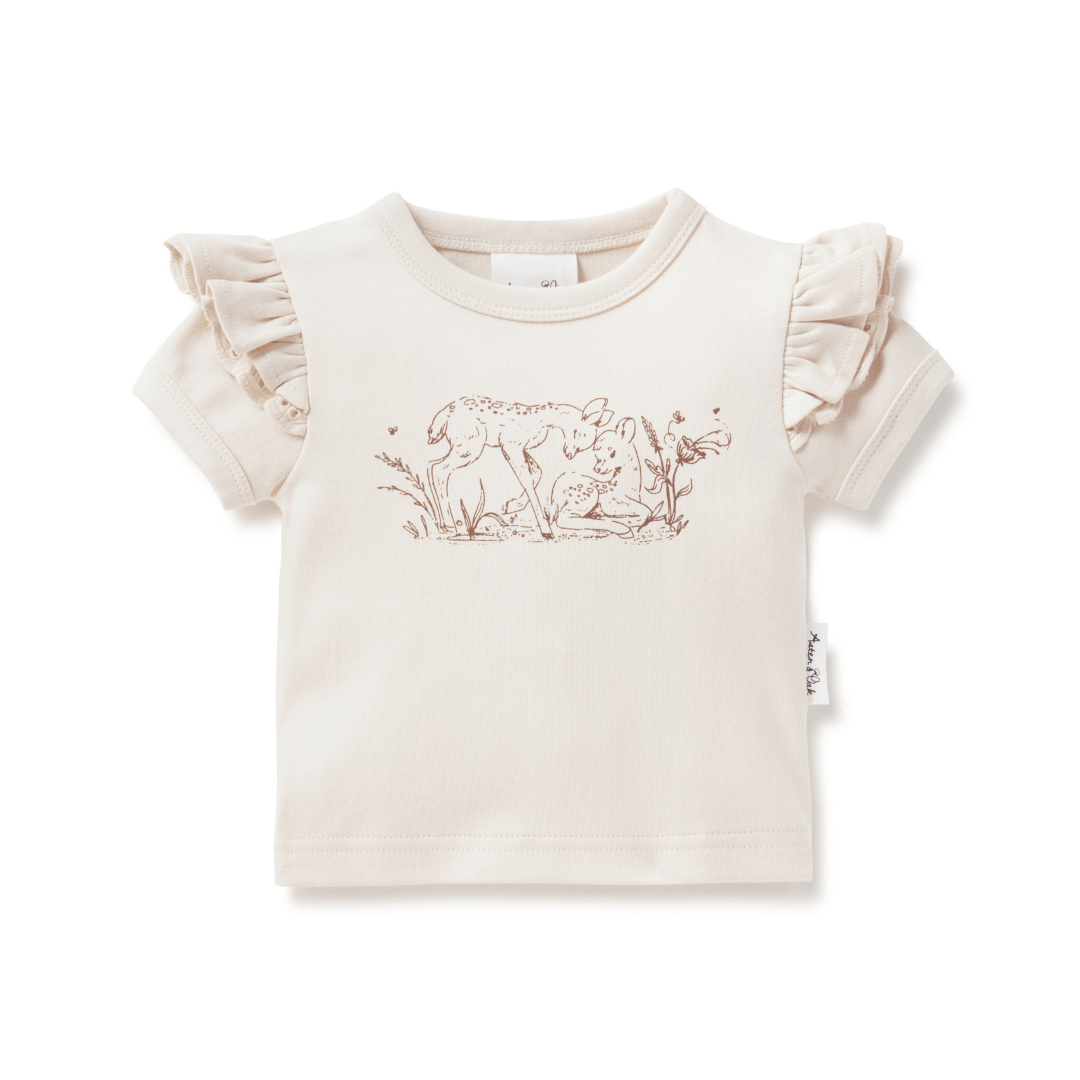 Aster-And-Oak-Cotton-Fawn-Print-Flutter-Tee-Naked-Baby-Eco-Boutique