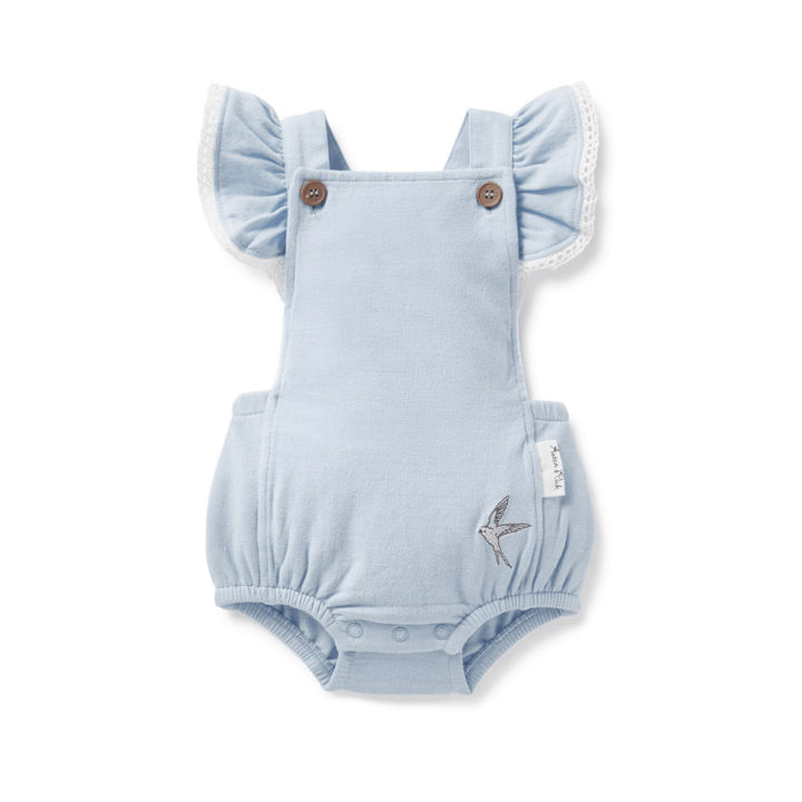 Aster-And-Oak-Organic-Cotton-Chambray-Ruffle-Playsuit-Naked-Baby-Eco-Boutique