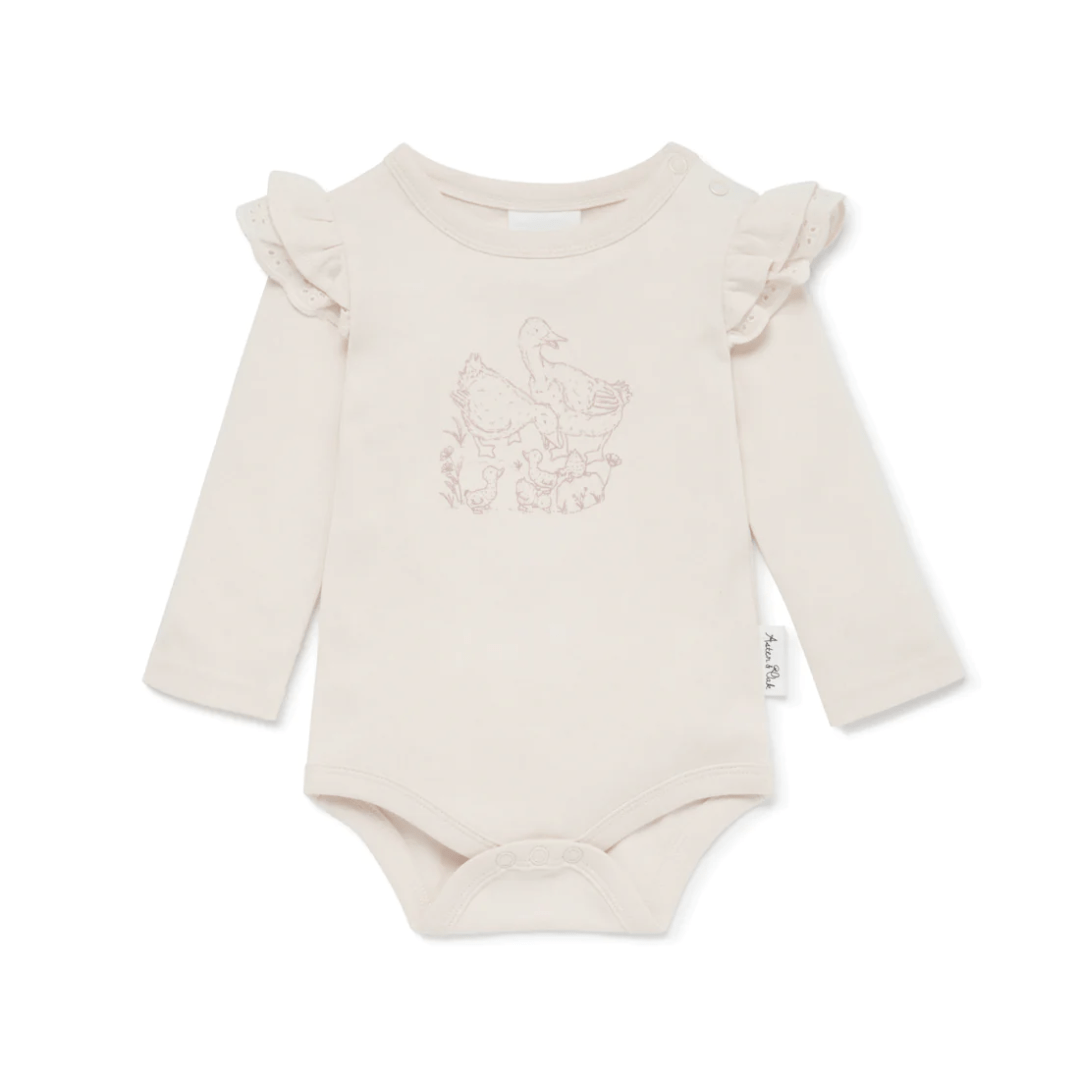 Aster-And-Oak-Organic-Duck-Print-Flutter-Onesie-Naked-Baby-Eco-Boutique