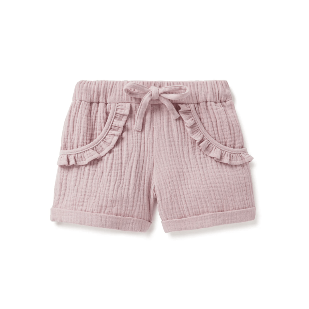Aster-And-Oak-Organic-Rosette-Ruffle-Muslin-Shorts-Naked-Baby-Eco-Boutique