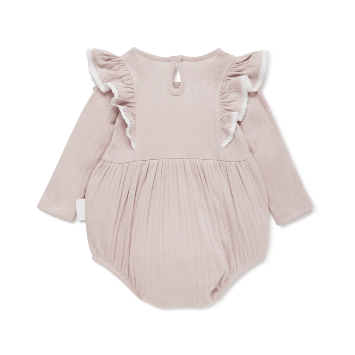 Back-Of-Aster-And-Oak-Organic-Violet-Ice-Bubble-Romper-Naked-Baby-Eco-Boutique