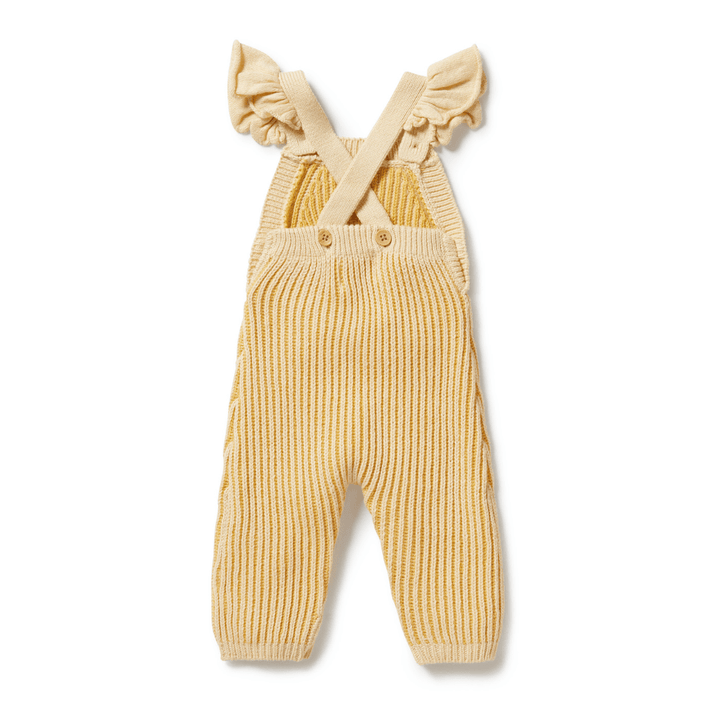 Back-Of-Wilson-And-Frenchy-Knitted-Ruffle-Overalls-Dijon-Naked-Baby-Eco-Boutique