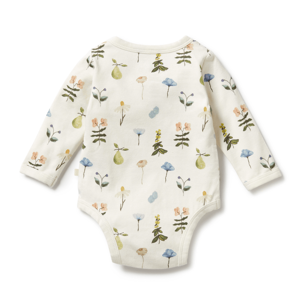 Back-Of-Wilson-And-Frenchy-Organic-Long-Sleeved-Onesie-Petit-Garden-Naked-Baby-Eco-Boutique