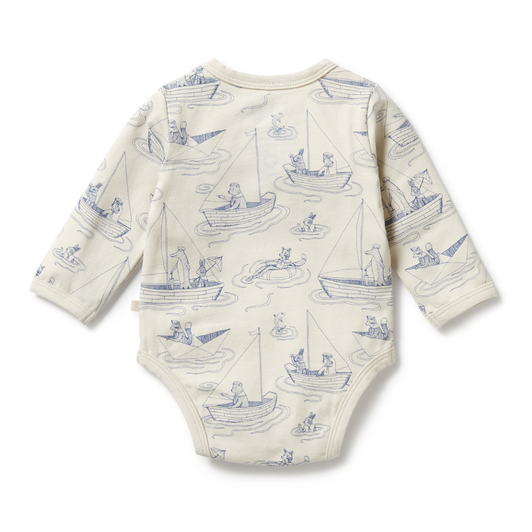 Back-Of-Wilson-And-Frenchy-Organic-Long-Sleeved-Onesie-Sail-Away-Naked-Baby-Eco-Boutique