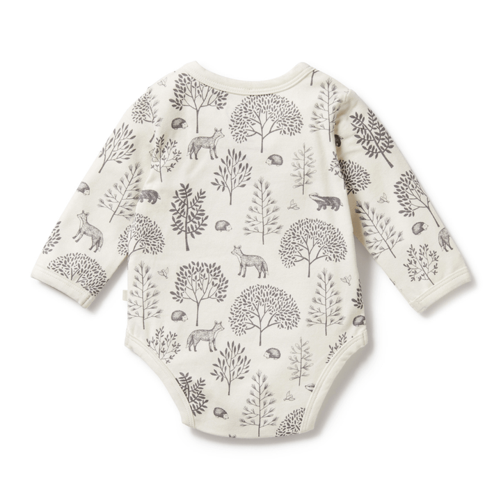 Back-Of-Wilson-And-Frenchy-Organic-Long-Sleeved-Onesie-Woodland-Naked-Baby-Eco-Boutique
