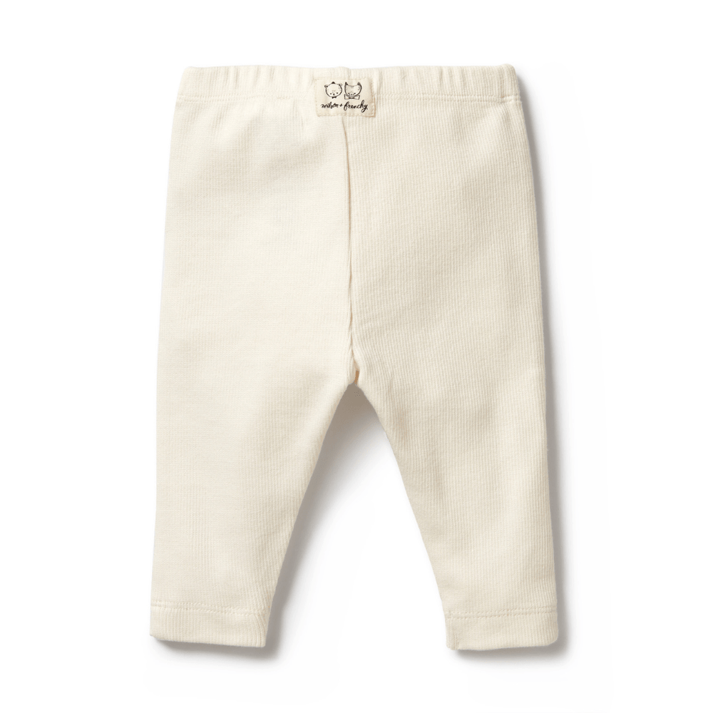Back-Of-Wilson-And-Frenchy-Organic-Rib-Baby-Leggings-Ecru-Naked-Baby-Eco-Boutique