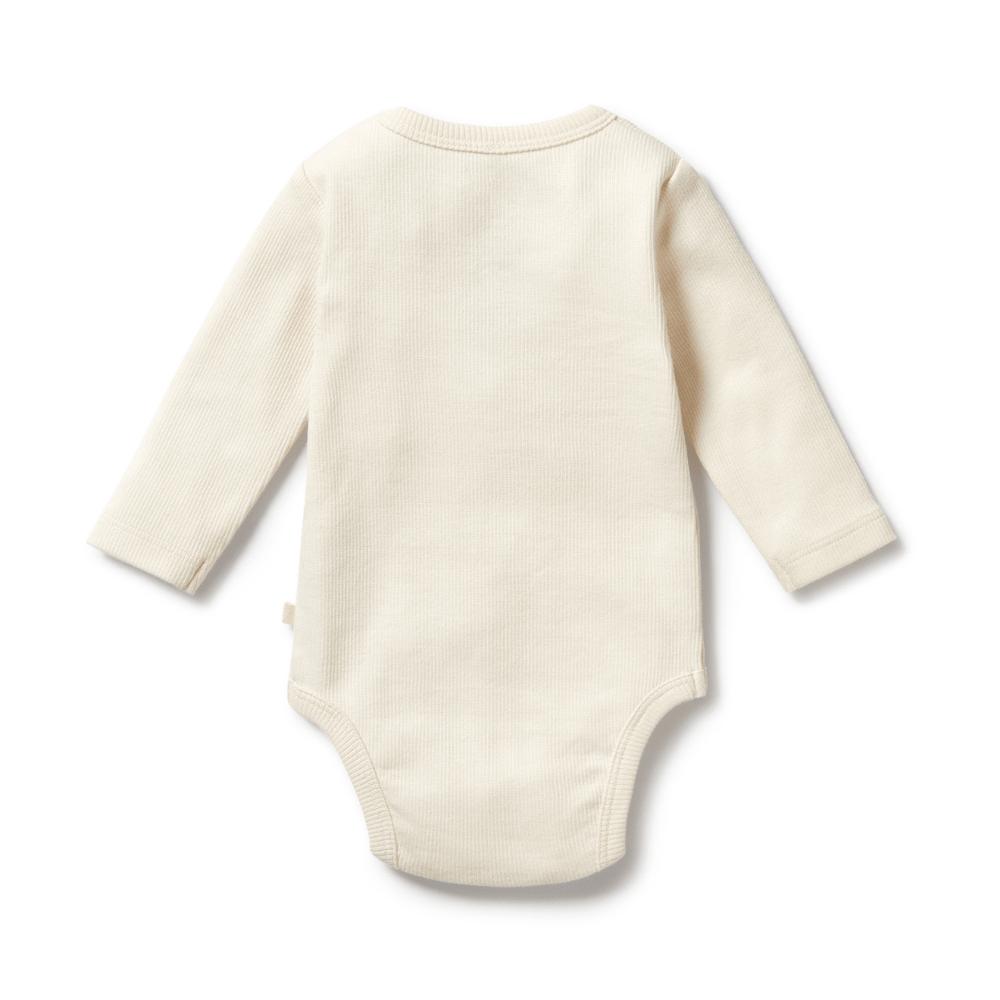 Back-Of-Wilson-And-Frenchy-Organic-Rib-Long-Sleeved-Onesie-Ecru-Naked-Baby-Eco-Boutique