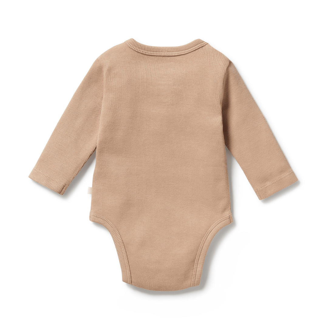 Back-Of-Wilson-And-Frenchy-Organic-Rib-Long-Sleeved-Onesie-Fawn-Naked-Baby-Eco-Boutique