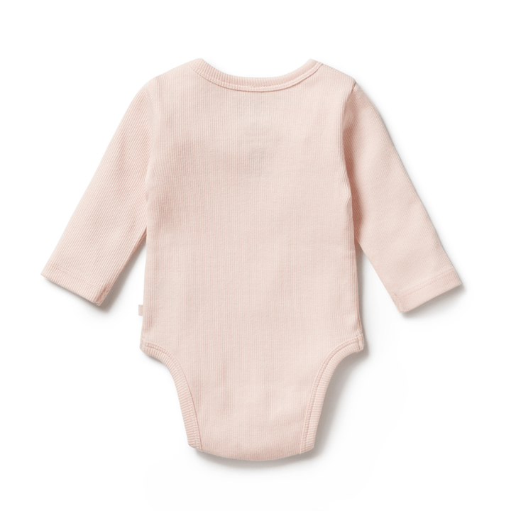 Back-Of-Wilson-And-Frenchy-Organic-Rib-Long-Sleeved-Onesie-Pink-Naked-Baby-Eco-Boutique
