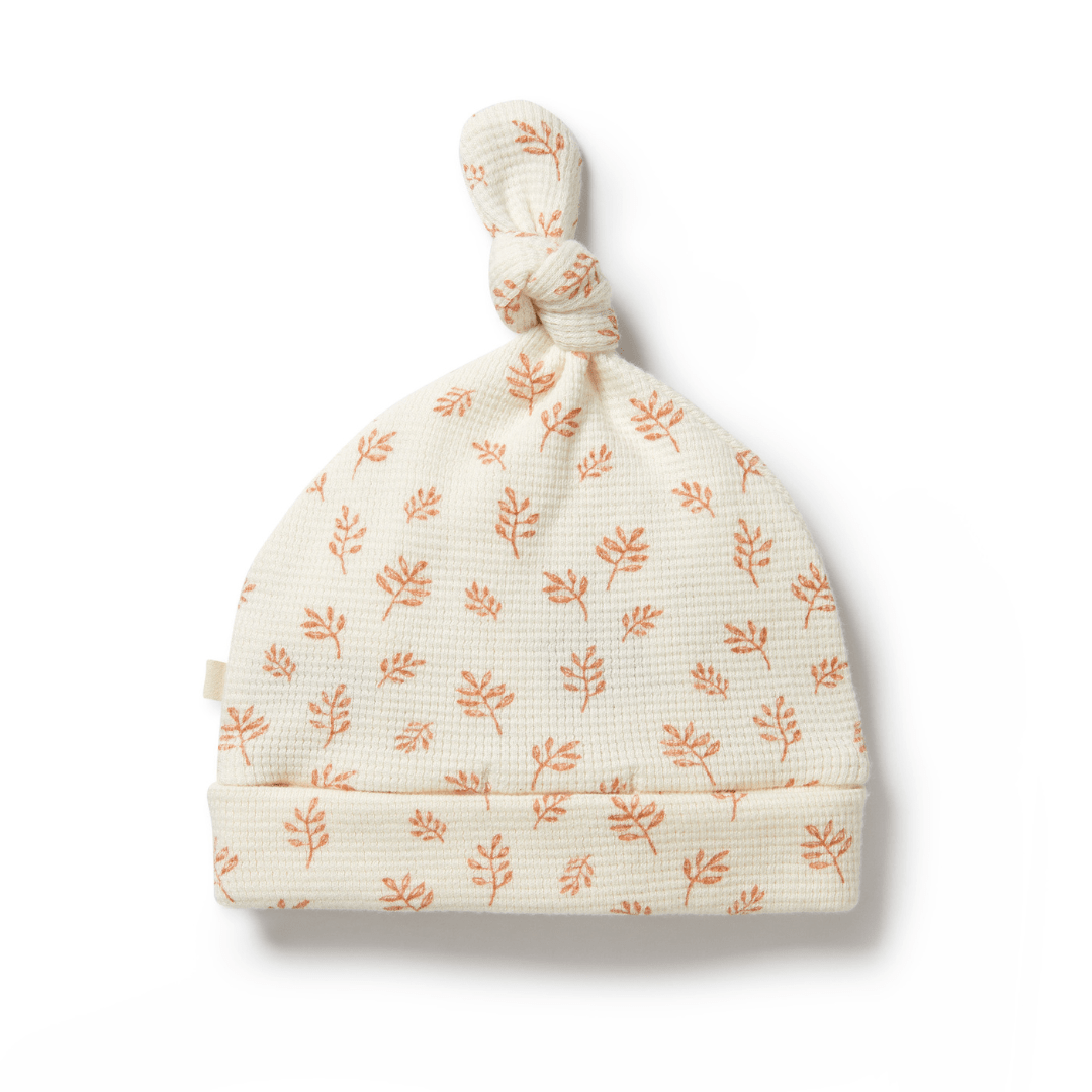 Back-Of-Wilson-And-Frenchy-Organic-Waffle-Knot-Hat-Winter-Bloom-Naked-Baby-Eco-Boutique