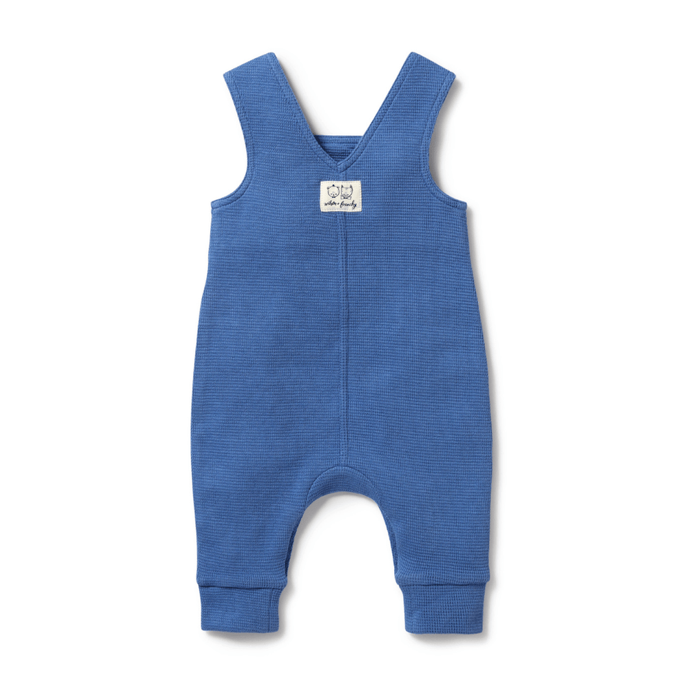Back-Of-Wilson-And-Frenchy-Organic-Waffle-Overalls-Brilliant-Blue-Naked-Baby-Eco-Boutique