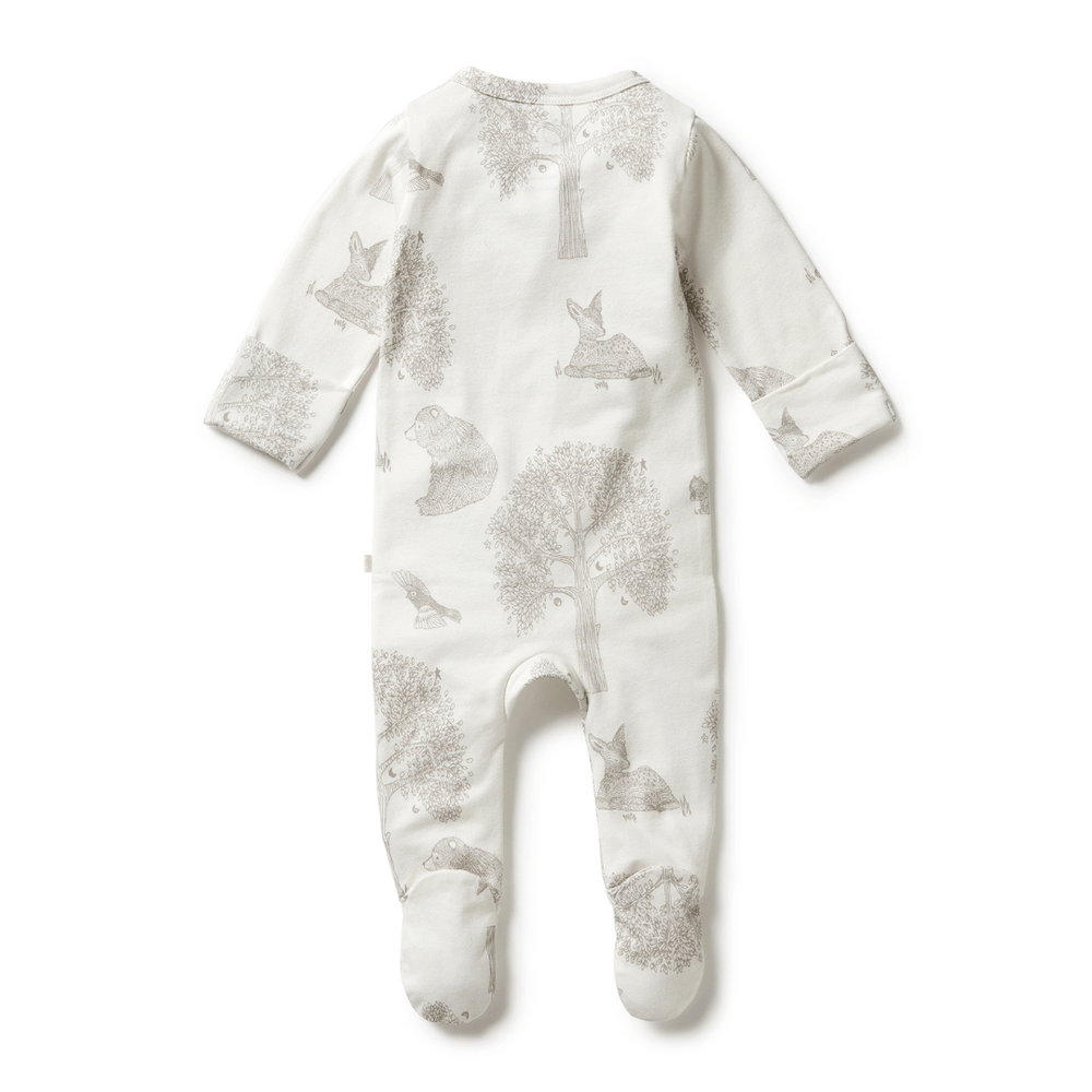 Back-Of-Wilson-And-Frenchy-Organic-Welcome-To-The-World-Baby-Pyjamas-Naked-Baby-Eco-Boutique