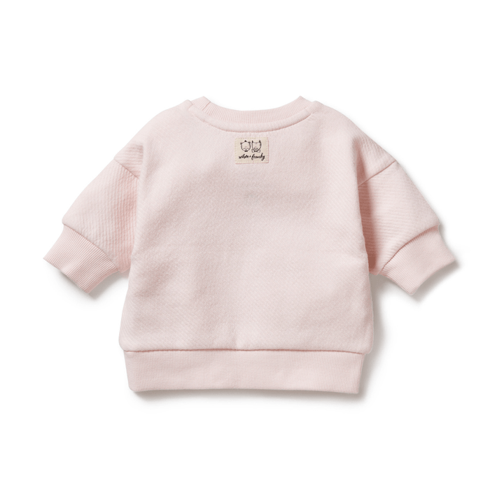Back-Of-Wilson-And-Frenchy-Organinc-Quilted-Sweat-Top-Pink-Naked-Baby-Eco-Boutique