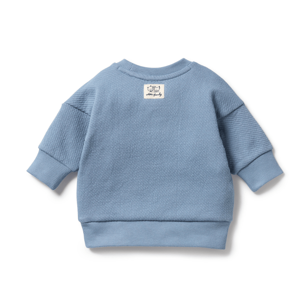 Back-Of-Wilson-And-Frenchy-Organinc-Quilted-Sweat-Top-Storm-Blue-Naked-Baby-Eco-Boutique