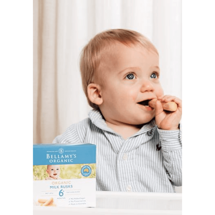 Copy of Bellamy's Organic Milk Rusk - SHORT DATED - Naked Baby Eco Boutique