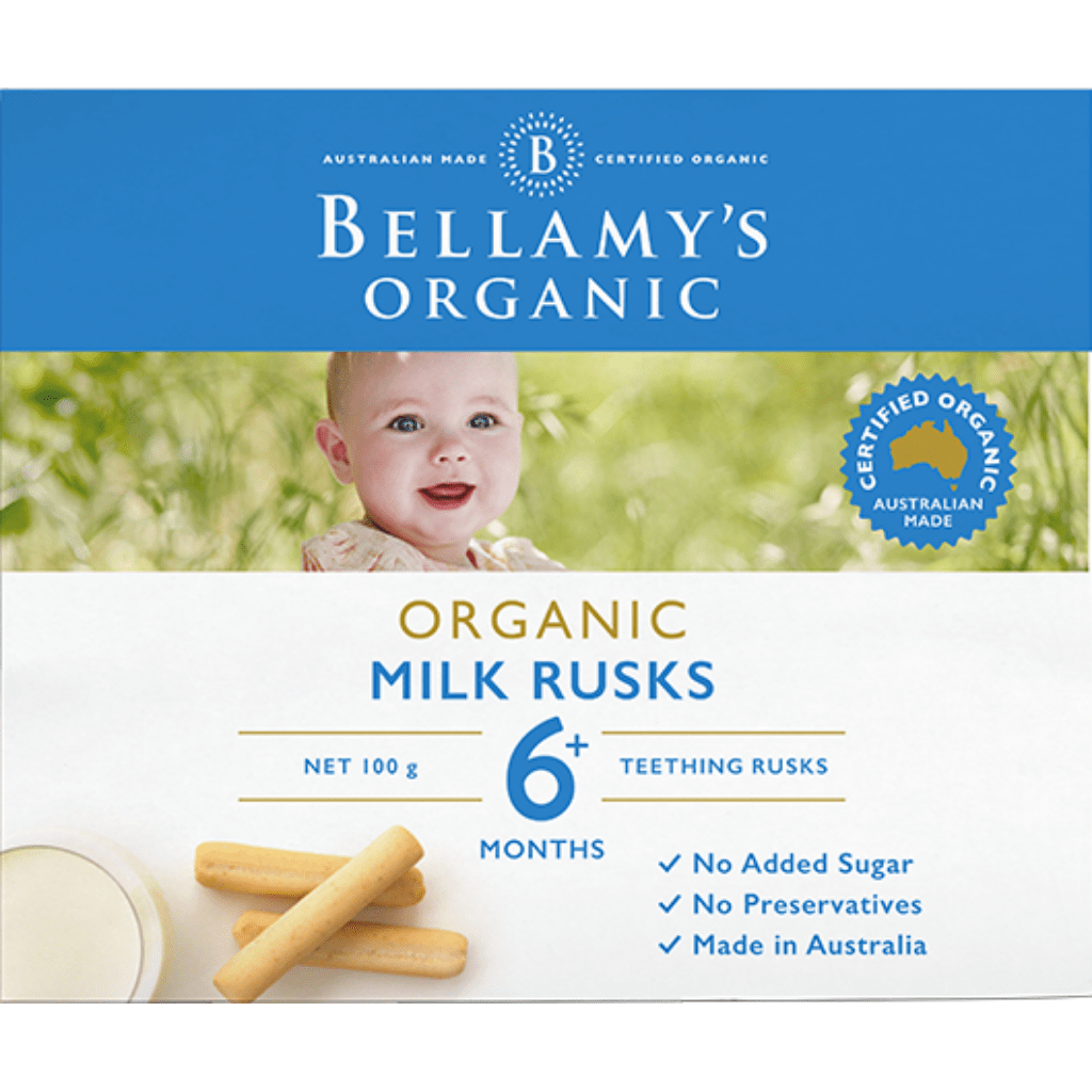 Copy of Bellamy's Organic Milk Rusk - SHORT DATED - Naked Baby Eco Boutique
