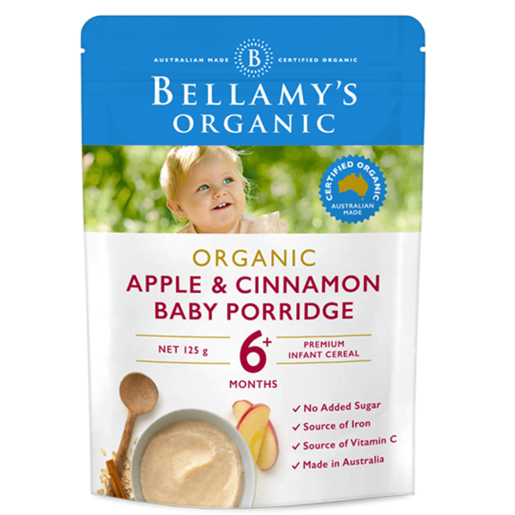 Bellamy's Organic Apple & Cinnamon Porridge - SHORT DATED - Naked Baby Eco Boutique