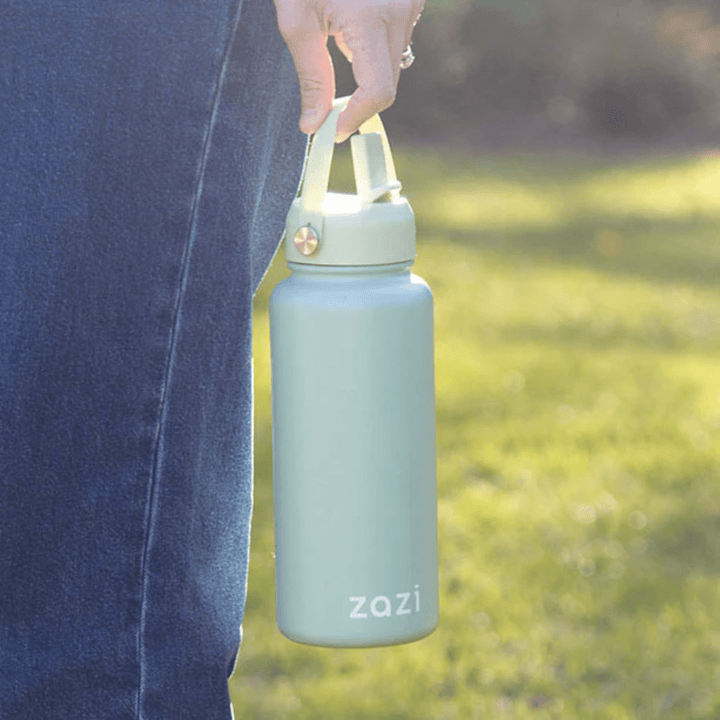 Carrying-With-Handle-Zazi-Flexiflask-Drink-Bottle-1L-Moss-Naked-Baby-Eco-Boutique
