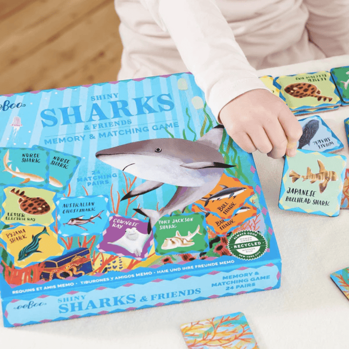 Child-Playing-With-Eeboo-Memory-Matching-Game-Sharks-And-Friends-Naked-Baby-Eco-Boutique