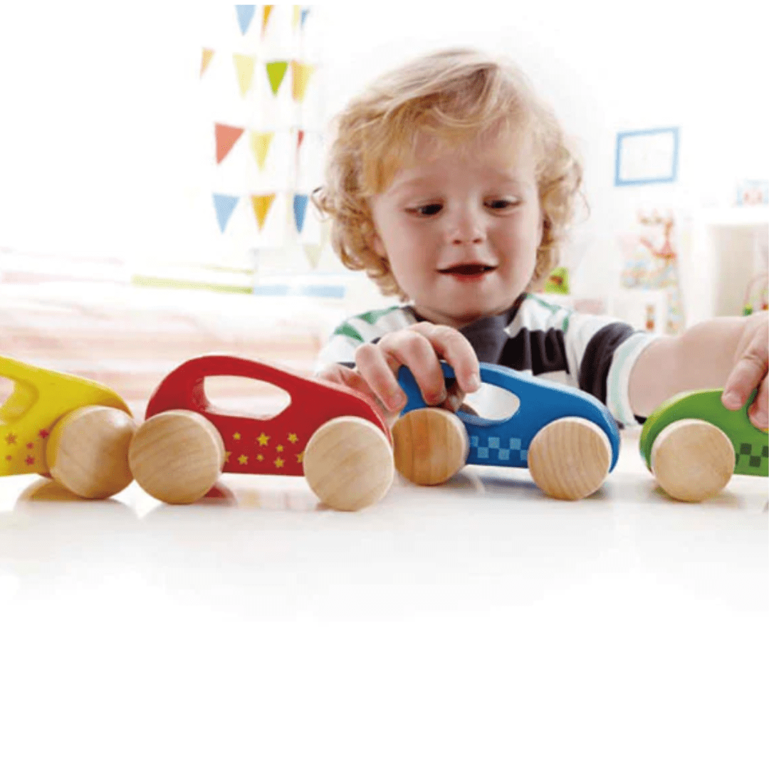 Hape Little Auto Wooden Car (Multiple Variants) - Naked Baby Eco Boutique