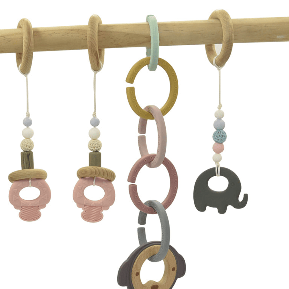 Classical-Child-Silicone-Teething-Links-Hanging-From-Playgym-Naked-Baby-Eco-Boutique