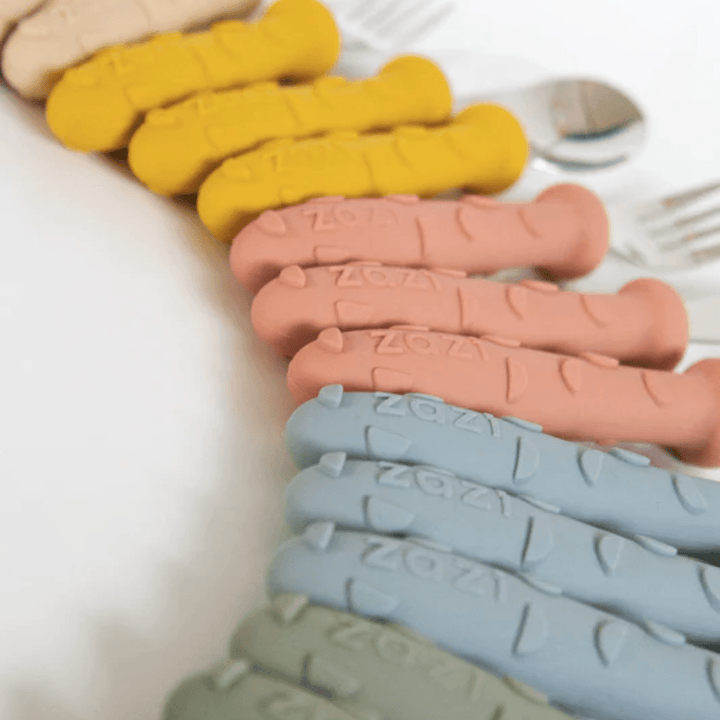 Close-Up-Of-Colours-In-Zazi-Clever-Cutlery-Naked-Baby-Eco-Boutique