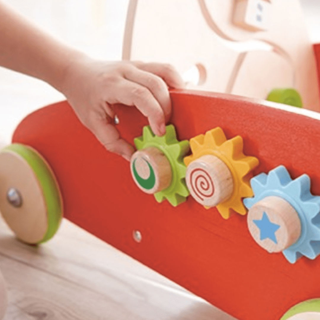 Close-Up-Of-Gears-On-Hape-Wonder-Walker-Naked-Baby-Eco-Boutique