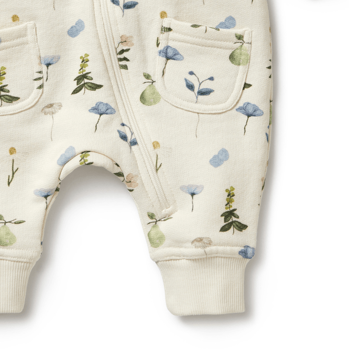 Close-Up-Of-Leg-And-Zip-On-Wilson-And-Frenchy-Organic-Terry-Growsuit-Petit-Garden-Naked-Baby-Eco-Boutique