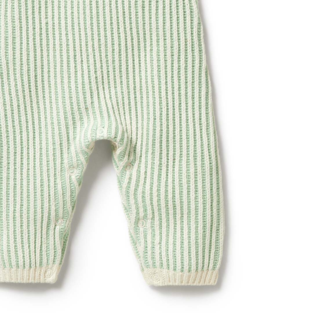 Close-Up-Of-The-Bottom-Of-Wilson-And-Frenchy-Knitted-Ruffle-Overalls-Mint-Green-Naked-Baby-Eco-Boutique