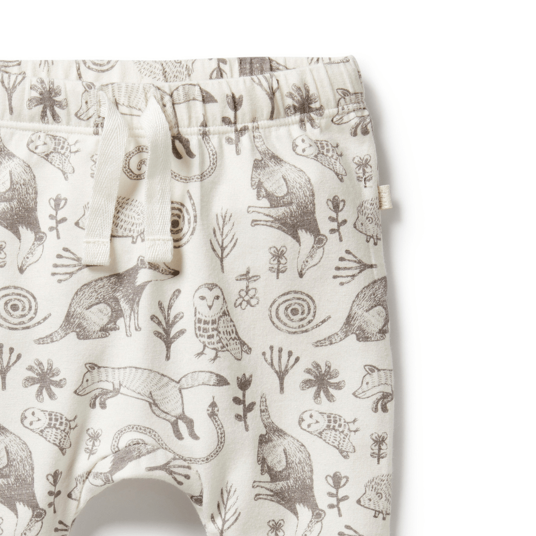 Close-Up-Of-Wilson-And-Frenchy-Organic-Baby-Leggings-Tribal-Woods-Naked-Baby-Eco-Boutique