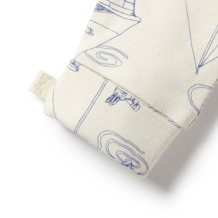 Close-Up-Of-Wilson-And-Frenchy-Organic-Baby-Mittens-Sail-Away-Naked-Baby-Eco-Boutique
