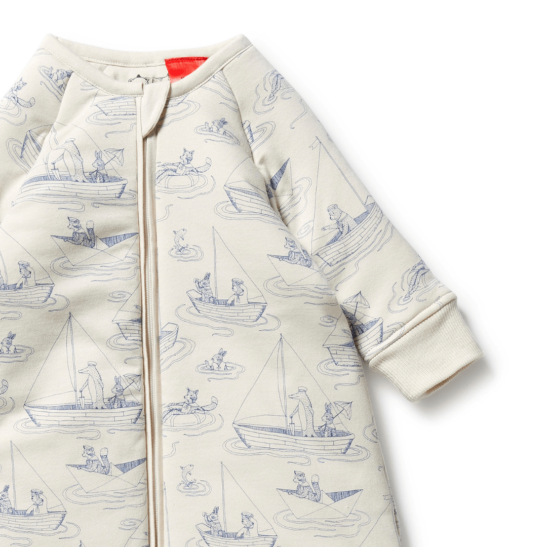 Close-Up-Of-Wilson-And-Frenchy-Organic-Long-Sleeved-Winter-Sleeping-Bag-Sail-Away-Naked-Baby-Eco-Boutique